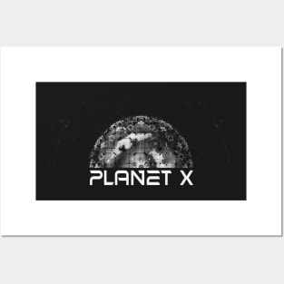 Space Age Astronomy Art Planet X Brand Logo Posters and Art